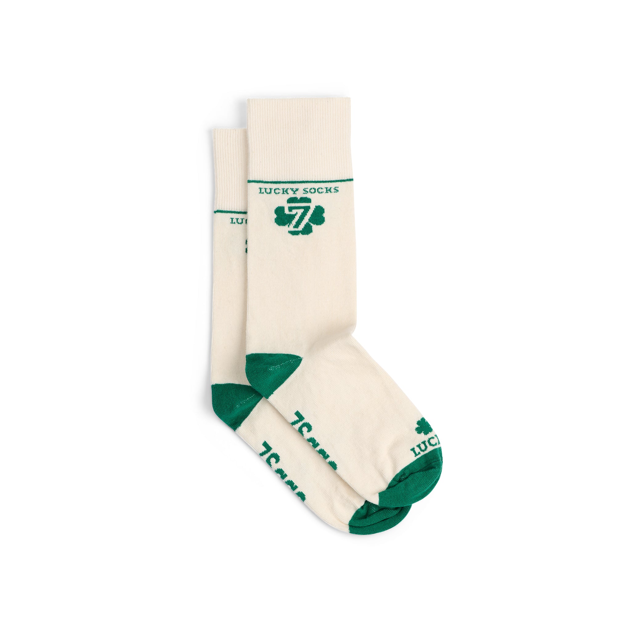 7Sage Cotton Crew Lucky Socks